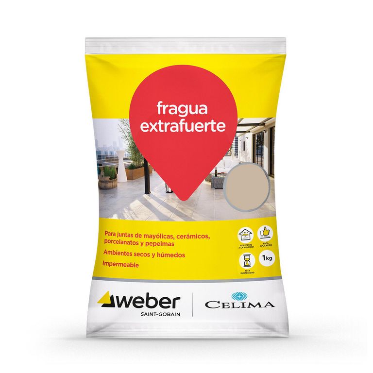 Fragua para Cerámicas o Porcelanatos Celima Almendra 1kg