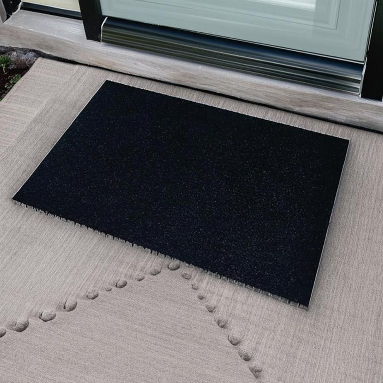 Felpudo Rectangular 60x90cm Negro