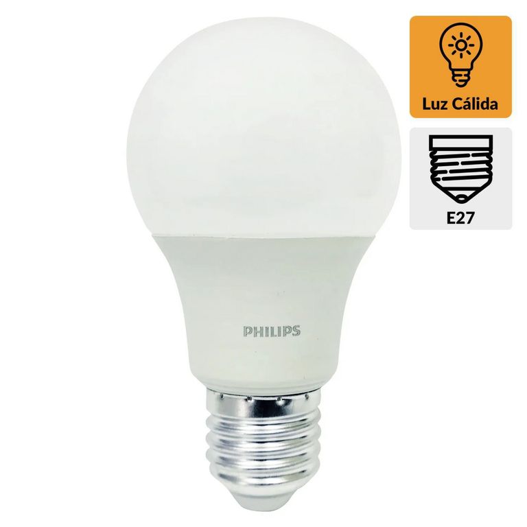 Foco LED EcoHome 4W E27 G45 Luz Cálida
