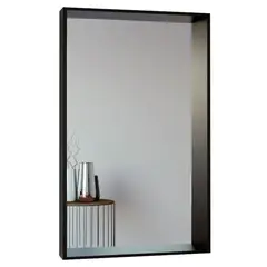 TUHOME - Espejo Decorativo Rectangular Trento Art Z Wengue 120x70cm