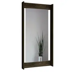 TUHOME - Espejo Decorativo Rectangular Scala Art Z Coñac 60x120cm