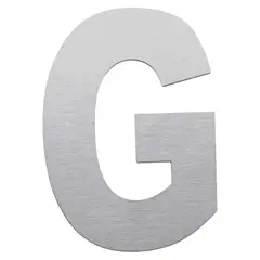 FIXSER - Letra G Metálica Negro