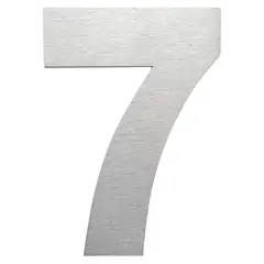FIXSER - Número 7 Metálico Negro