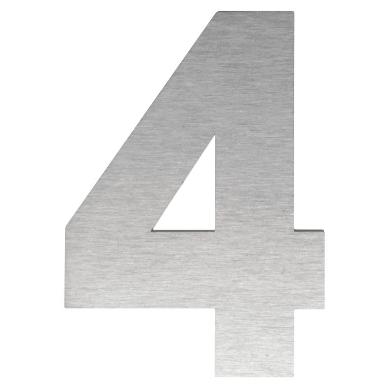 Número 4 Acero Inoxidable