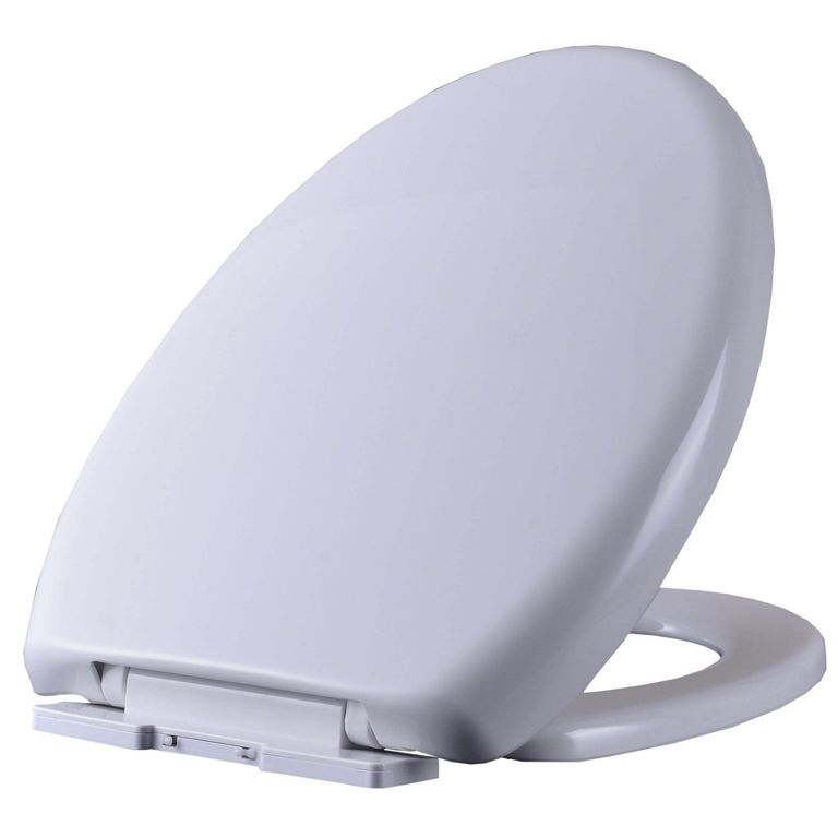 Asiento Tapa Inodoro Trebol SD Elongado Blanco
