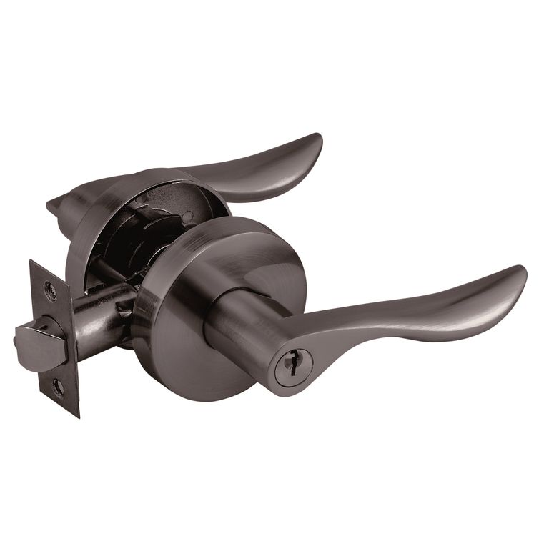 Cerradura de Manija Dormitorio Rhonda Bronce Quemado