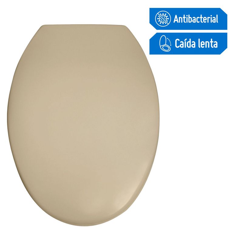 Asiento Tapa Inodoro Top Elongado Bone