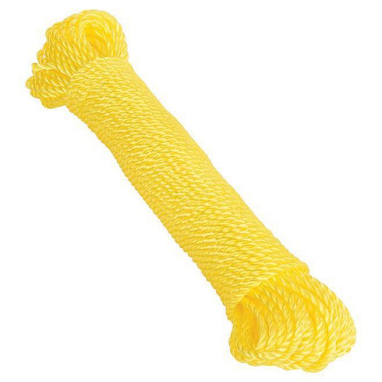Soga Polipropileno Amarillo 9.5 mm. x 15 m.