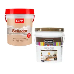 undefined - Sellador Cpp Blanco 4gl + Pintura Kolor Deluxe Blanco 4GL