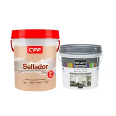 undefined - Sellador Cpp Blanco 4gl + Pintura Kolor Satinado Blanco 4GL