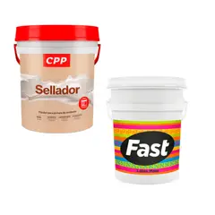 undefined - Sellador Cpp Blanco 4gl + Pintura Látex Mate Blanco 4GL