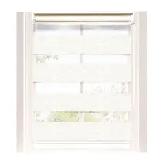 PLASTILISTO - Cortina Roller Día/Noche Zebra 120x160cm Jaspeada