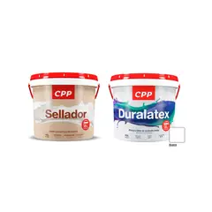 undefined - Sellador para Muros Blanco 1 GL + Pintura Duralatex Mate Blanco 1GL
