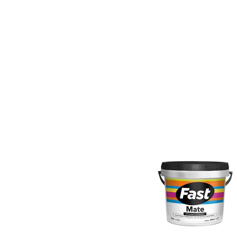 Pintura Látex Mate Blanco 1Gl