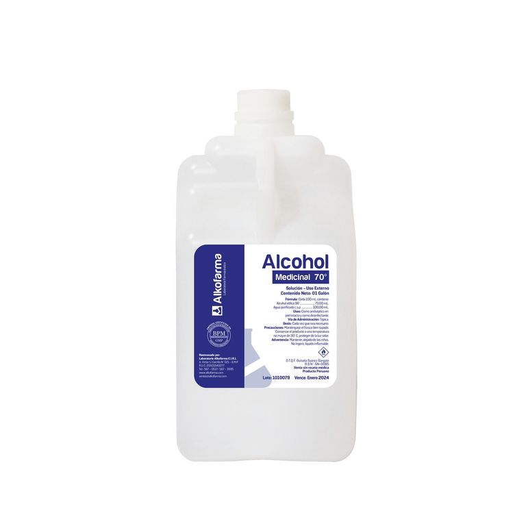 Alcohol Medicinal 70° Alkofarma 3.8Lt