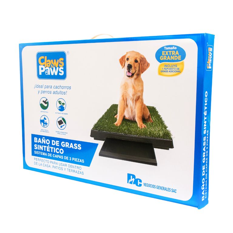 Baño de Grass Sintético + Repuesto para Perros 76x51x7cm