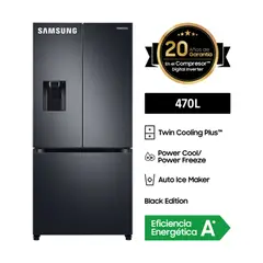 SAMSUNG - Refrigeradora Side by Side 2 Puertas 470 Litros RF49A5202B1/PE