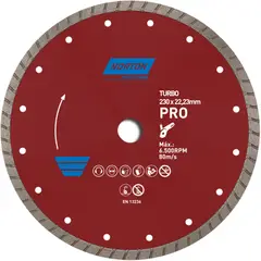 NORTON - Disco de Corte Diamantado para cerámica Turbo 9"