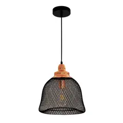 LUMICENTER - Lámpara Colgante E27 Negro