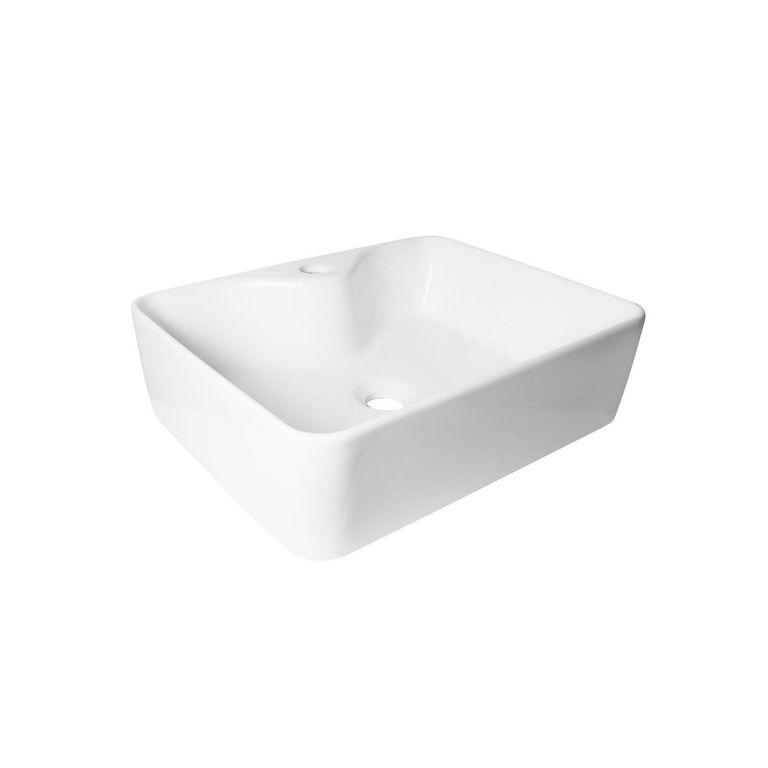 Lavamanos para Sobreponer Vainsa Maui Rectangular Blanco