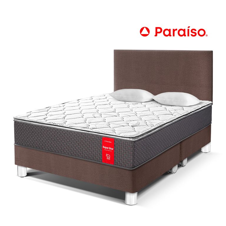 Dormitorio Super Star Queen + 2 Almohadas + Protector