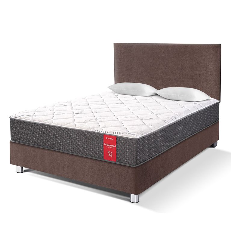 Dormitorio Su Majestad 2 Plazas + 2 Almohadas + Protector