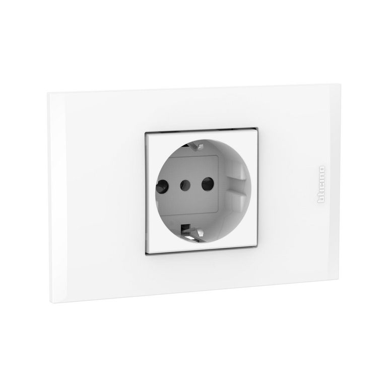 Tomacorriente Schuko Modus 4 Blanco