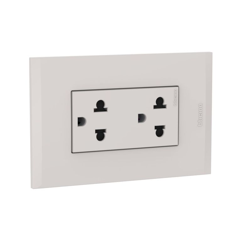 Tomacorriente Doble P/T Modus 4 Arena