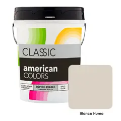 AMERICAN COLORS - Pintura Blanco Humo 4GL
