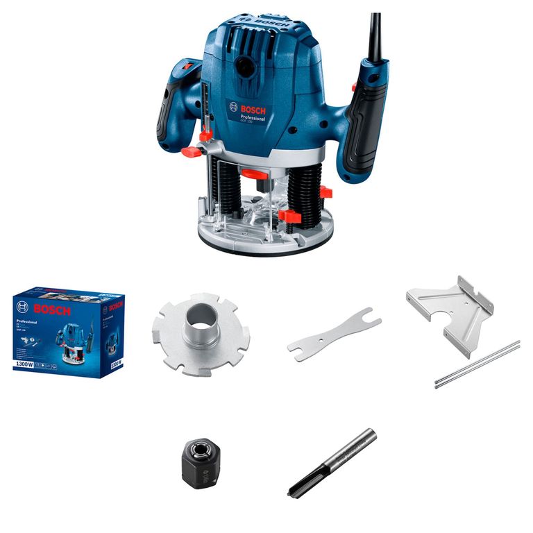 Fresadora GOF 130-1300W + Accesorios Bosch