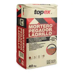 TOPEX - Mortero Pegador Ladrillo 40kg