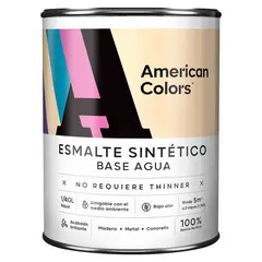 AMERICAN COLORS - Esmalte al agua Base 1/4GL
