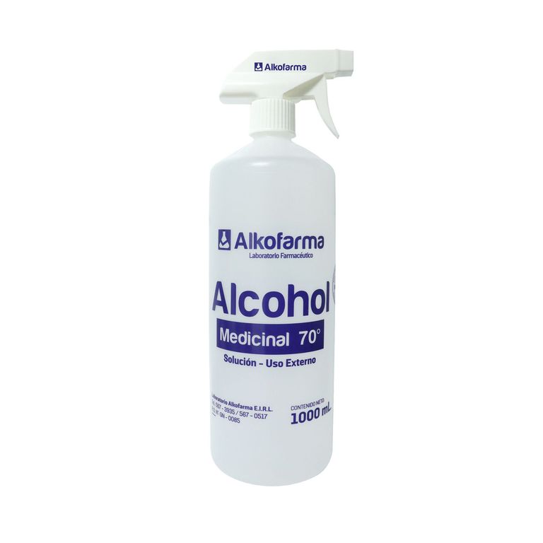Alcohol 70° Con Gatillo Alkofarma 1Lt