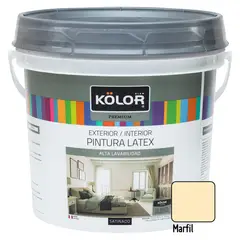 KOLOR - Pintura Premium Satinado Marfil 1GL