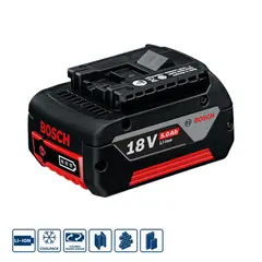 Bosch - Batería LI-ION GBA 18V 5.0Ah Poliamida y Elastómero Bosch
