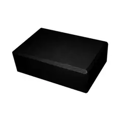 SPORTFITNESS - Ladrillo de Espuma para Yoga Negro.