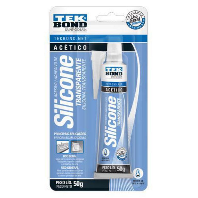 Silicona Acética Transparente 50gr