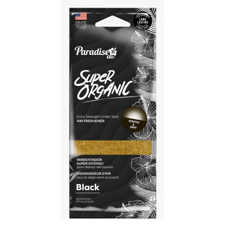 Ambientador para Auto Paradise Super Intenso Aroma Black