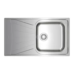 TEKA - Lavadero de Cocina Acero Inoxidable 1 Poza Starbright 86x50cm