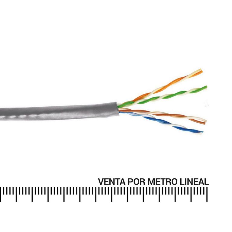 Cable UTP categoría 5E por Metro Lineal