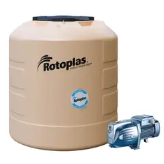 undefined - Tanque Hidroneumatico 60L Vertical 10 Bar + Electrobomba Jet Autocebante Pedrollo JSWM 1B 0.65 HP 60 L/min