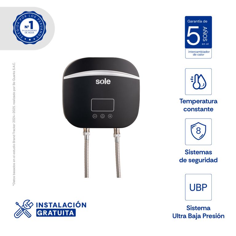 Termoducha Sole Magic 5500W C/Acc