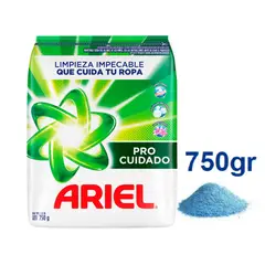 ARIEL - Detergente En Polvo Pro Cuidado 750 Gr.