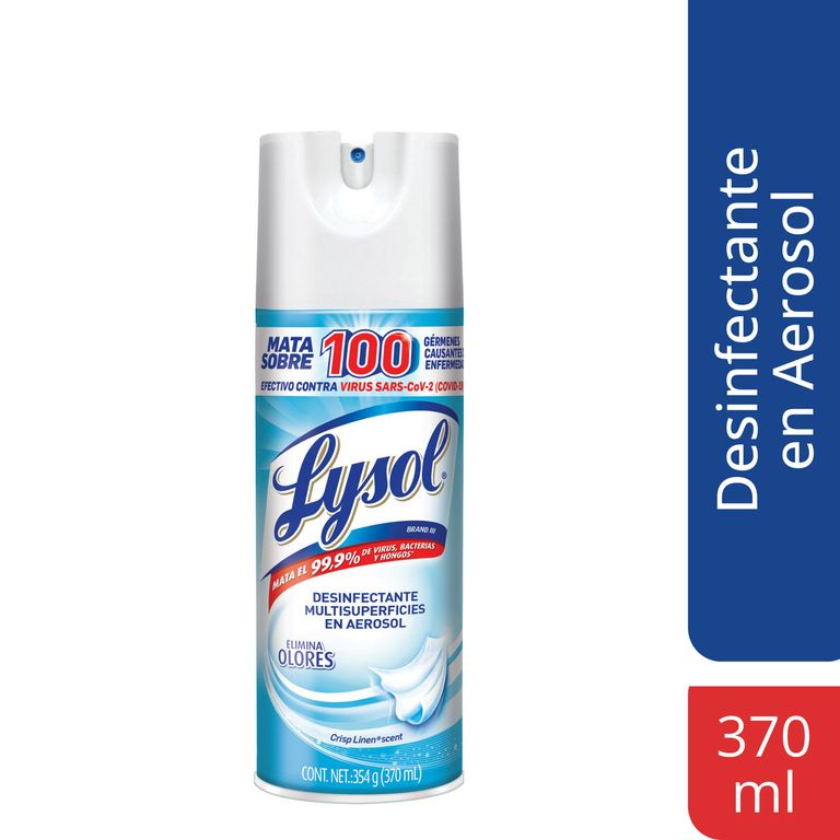 Ambientador Lysol En Spray Crisp Linen 360Ml