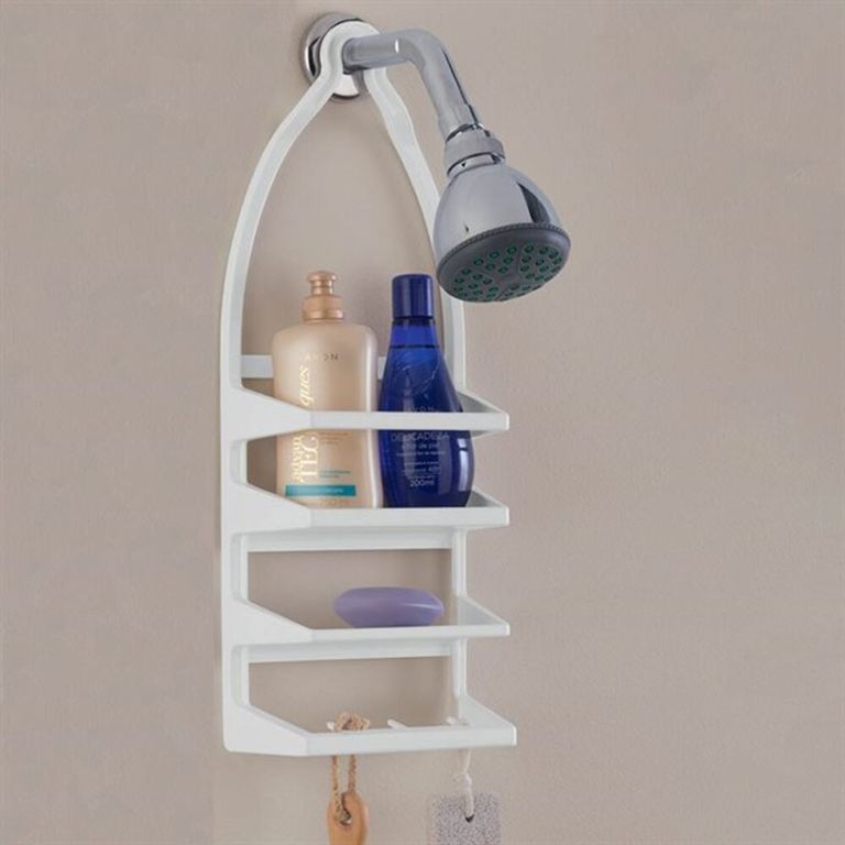 Organizador de Ducha Plástico Blanco Reyplast