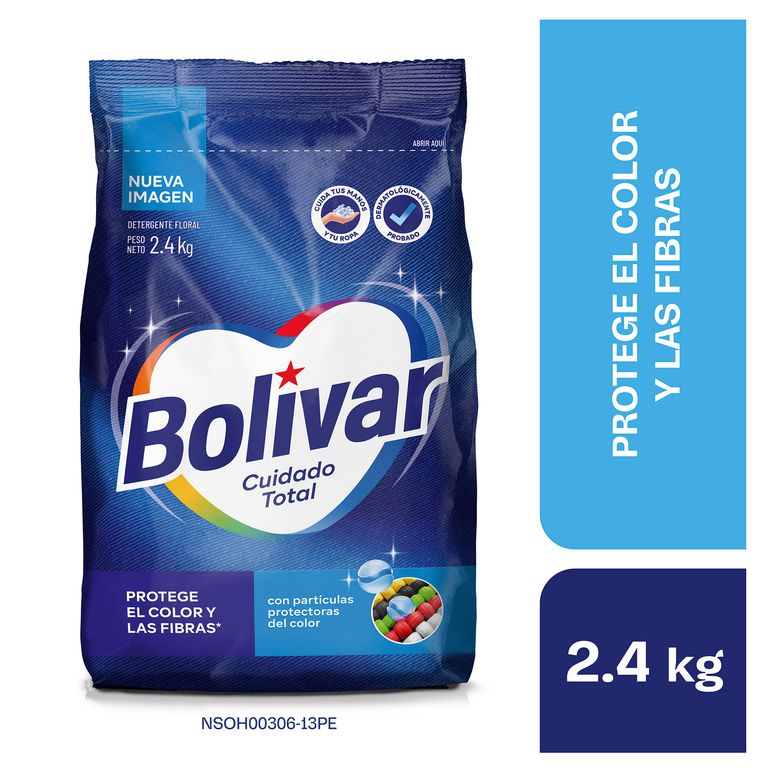 Detergente En Polvo Bolivar Active 2.4 Kg.