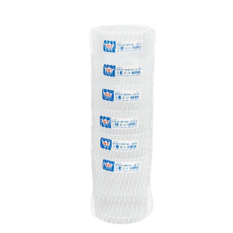 Set 6 Vasos Disco 13 oz