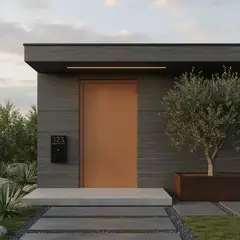 DIMFER - Puerta Principal Tunez HDF + Marco 85cm