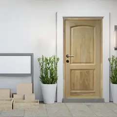 DIMFER - Puerta de madera Principal Dakar 85 cm