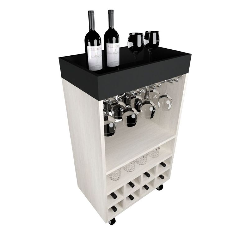 Bar Cava con Ruedas Duna/Negro